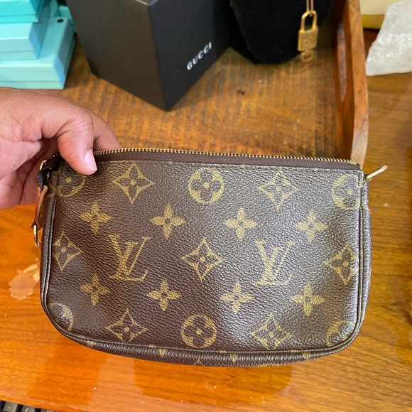 Authentic Louis Vuitton  Monogram Mini  Pochette - Picture 11 of 16